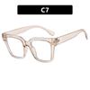Thick Frame Oversized Square Reading Glasses Women Men Blue Light Protection Big Black Eyeglasses Transparent Computer Glasses