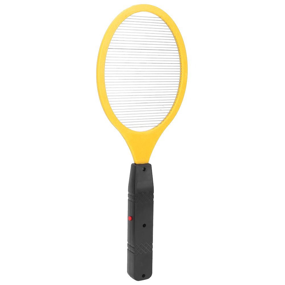 Cordless Battery Power Electric Fly Mosquito Swatter Bug Zapper Racket Insects Killer (yellow)