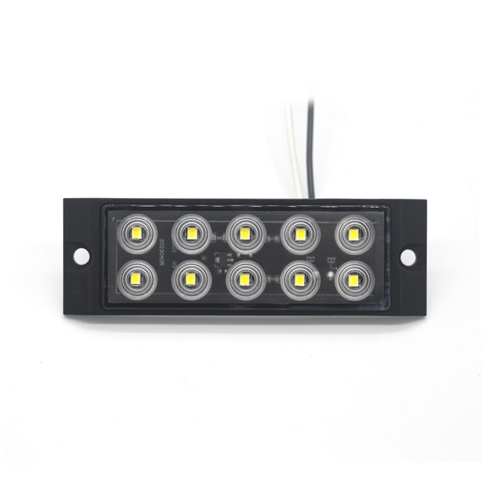 Модернизированный 10-светодиодный боковой габаритный фонарь для грузовика, габаритный фонарь, задний фонарь для прицепа, тягача, грузовика, предупреждающий стояночный фонарь 12 В-24 В