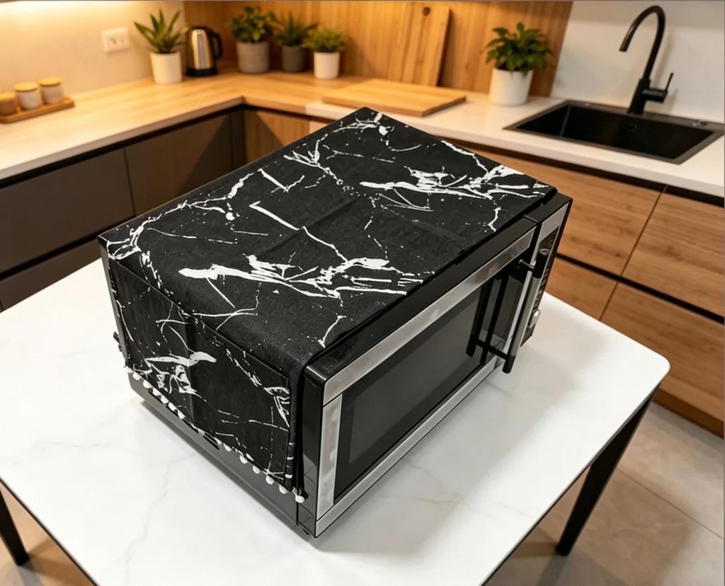 Пылезащитный защитный чехол 30x90 см, винтажный хлопково-льняной чехол для микроволновой печи и стиральной машины