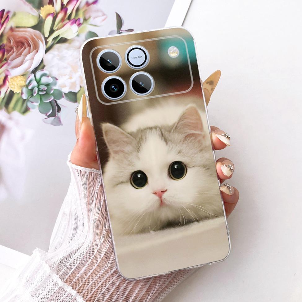 Clear Casing For Honor Win 5G AAP-AN00 Case For Honor Win 5G Cover Luxury Cute Cat Fashion Butterfly Cool Painted