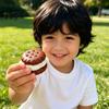 Squeeze Toy Realistic Cream Sandwich Cookie Slow-Rising TPR Stress Relief Fidget for Cute Food-Themed Decompression Gadget Kids Ball