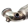 Stainless Steel 3"inch 76mm V-Band Downpipe Low Profile 90 Degree with Flex Bellow Pipe Auto Parts