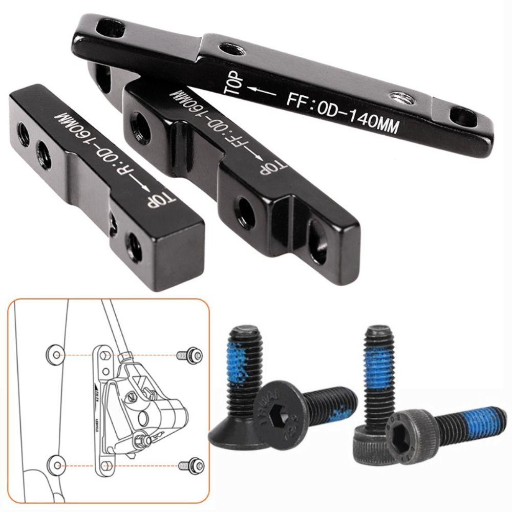 Велосипедный передний/задний переходник с винтами, велосипедные аксессуары, плоское крепление, адаптер дискового тормоза для шоссейного велосипеда