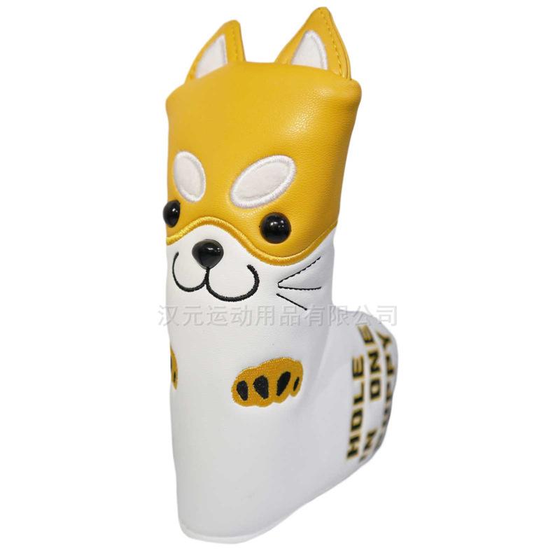 Golf club cover, protective cover, iron rod cover, Shiba Inu outdoor sports accessories