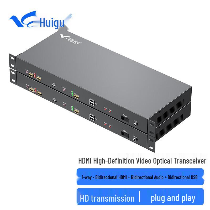 Серия волоконно-оптических удлинителей HDMI/USB HuiGu