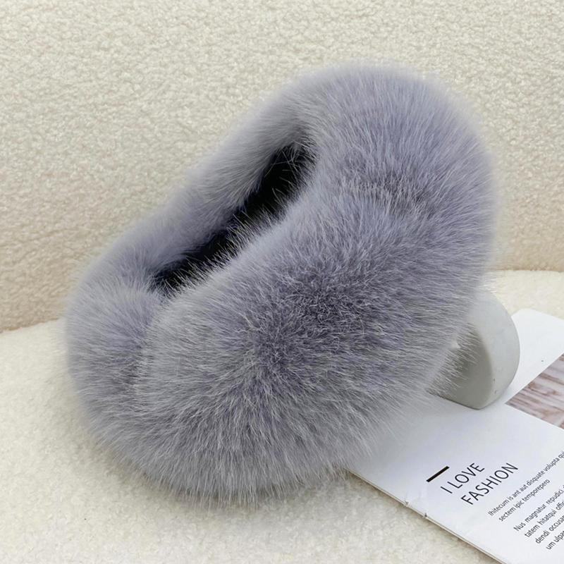 1 шт. Элегантная зимняя теплая шапка-повязка из искусственного меха с пустым верхом, приятная для кожи, модная универсальная шапка