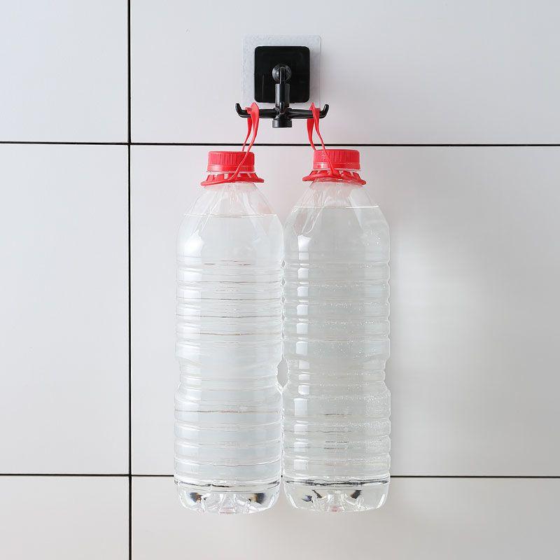 Универсальные крючки, вращающиеся на 360 градусов крючки для хранения с шестью когтями, вешалка для полотенец для ванной комнаты, кухонный органайзер, крючки для хранения без ударов