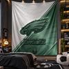 Wall Hanging Tapestry Philadelphia Eagles Print Cloth for Living Room Bedroom Home Decor