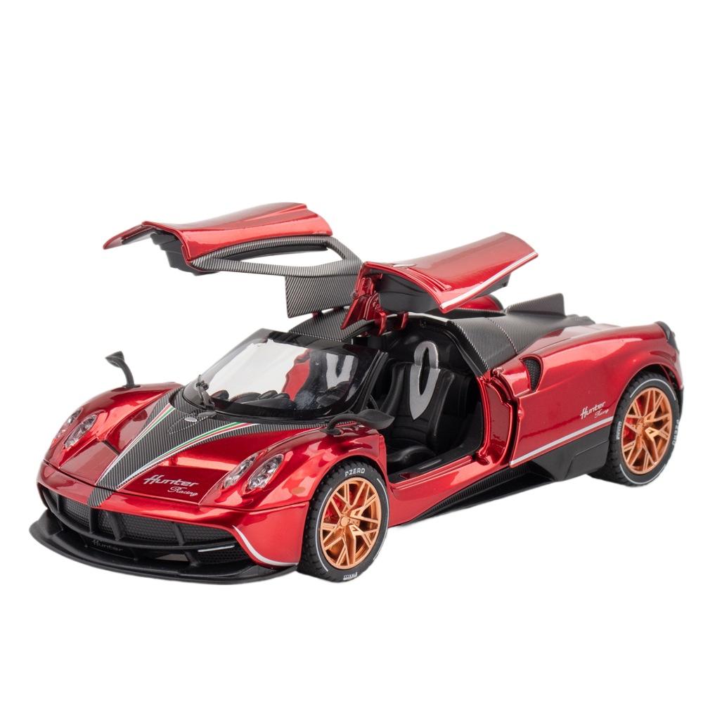 1/22 Pagani Huayra Dinastia Alloy Super Car Diecast Metal Model Classic Gull Wing Door Colection Decoration Children Toy Present