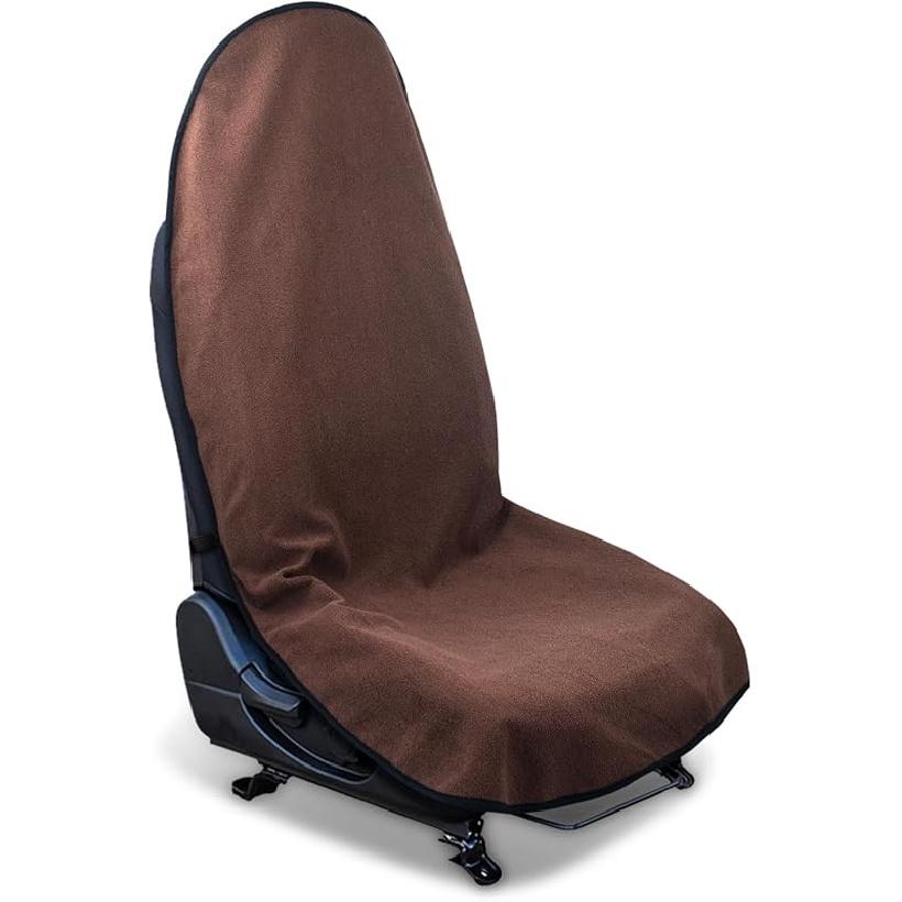 Santa Claus Car Decoration Front Seat Covers, Towel Car Seat Protector For Outdoor, Camping, Snow, Workout, Running, Seat Protector Universal Fit For