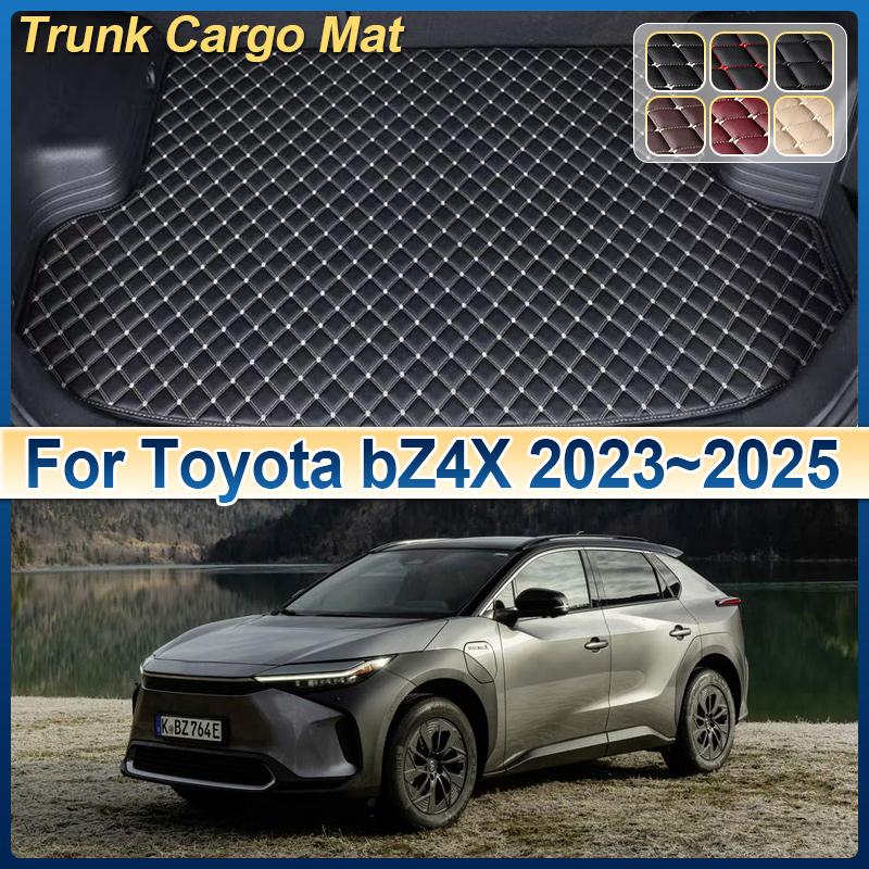Car Trunk Mat For Toyota bZ4X Accessories 2023 2024 2025 Subaru Solterra Anti-dirty Cargo Boot Storage Pad Auto Cushion Carpet