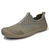 38-46 Men's Plus Size Fashionable Outdoor Casual Shoes Handmade Breathable Casual Shoes One Foot Lazy Shoes