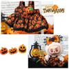 17cm Dolls Clothing For Labubu Outfit Accessories Sitting Party Halloween Trick-Or-Treat Series Accessory Pumpkin Headwear Dress