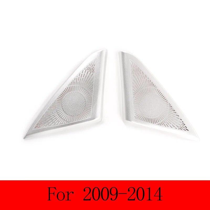 Для BMW 7 серии F01 F02 F03 F04 G11 G12 2009-алюминиевый сплав двери автомобиля тройной динамик сетка крышка наклейка автомобильные аксессуары