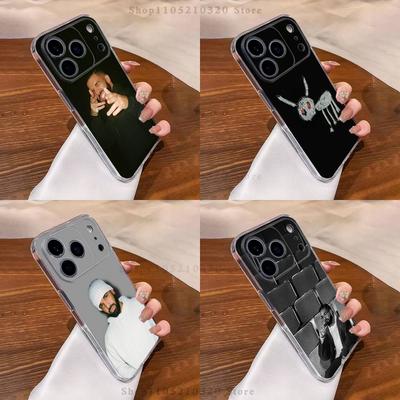D-Drake Rapper Phone Case For iPhone 17,16,11,15,13,14,12,Air,Mini,Plus,Pro,Max,Plus,E Clear Soft Shell
