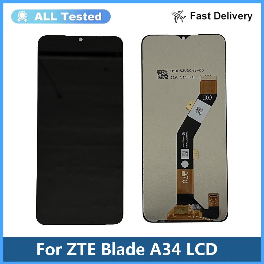 Полная сборка LCD-экрана и дигитайзера для ZTE Blade A34 A54 БЕЗ РАМКИ