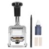 7 Digit Number Stamp Automatic Jump Number Stamp 7 Digit Self Inking Number Stamp with Zinc Alloy