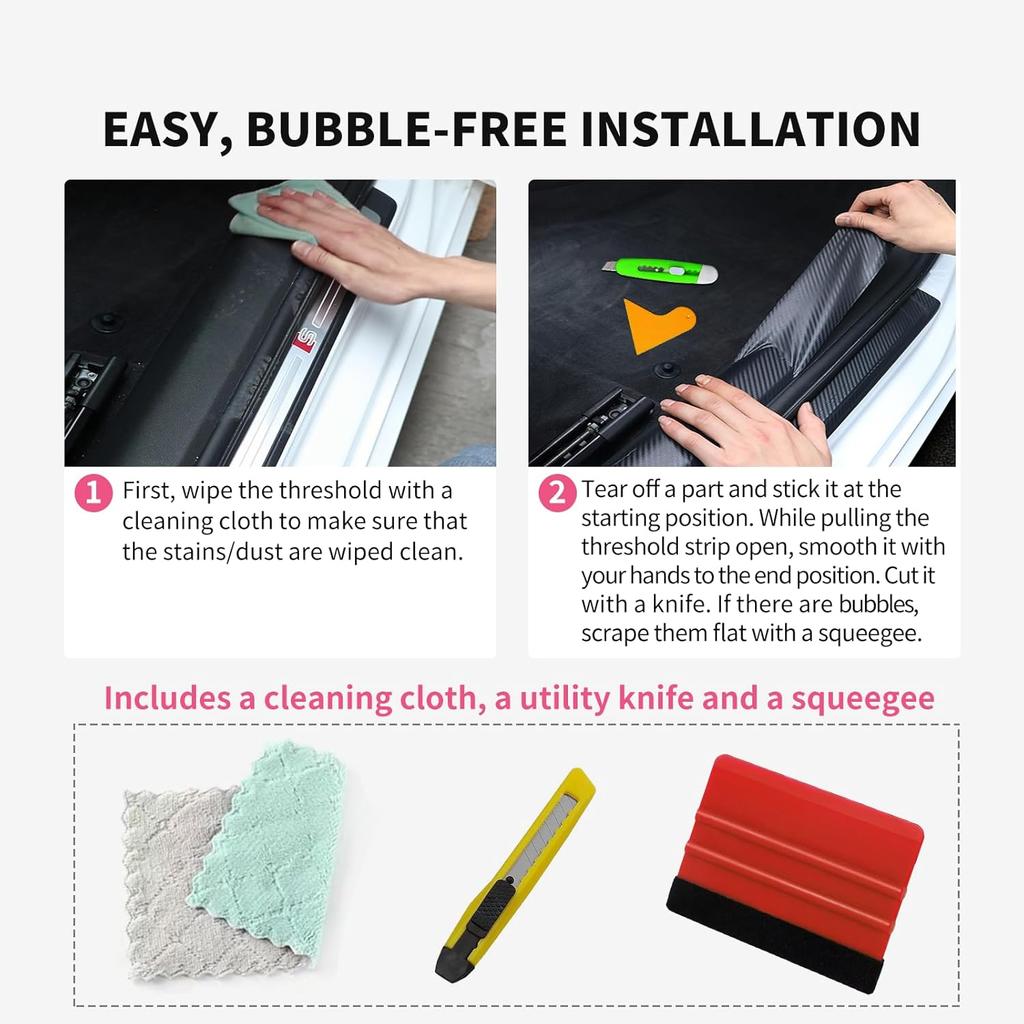 Виниловая пленка из углеродного волокна для автомобилей Защита кромок дверей 0,6 мм толщина 33 фута длина Множество вариантов ширины Универсальная посадка Капот Багажник Приборная панель Мотоцикл