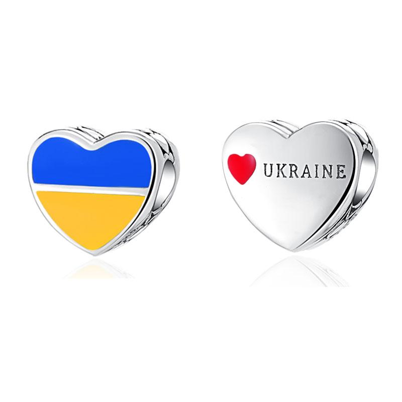 Серебро s925 Великобритания Испания Бразилия Доминика Национальный флаг Подвеска Бусины-здания Подходит для браслета Ювелирные аксессуары Шарм