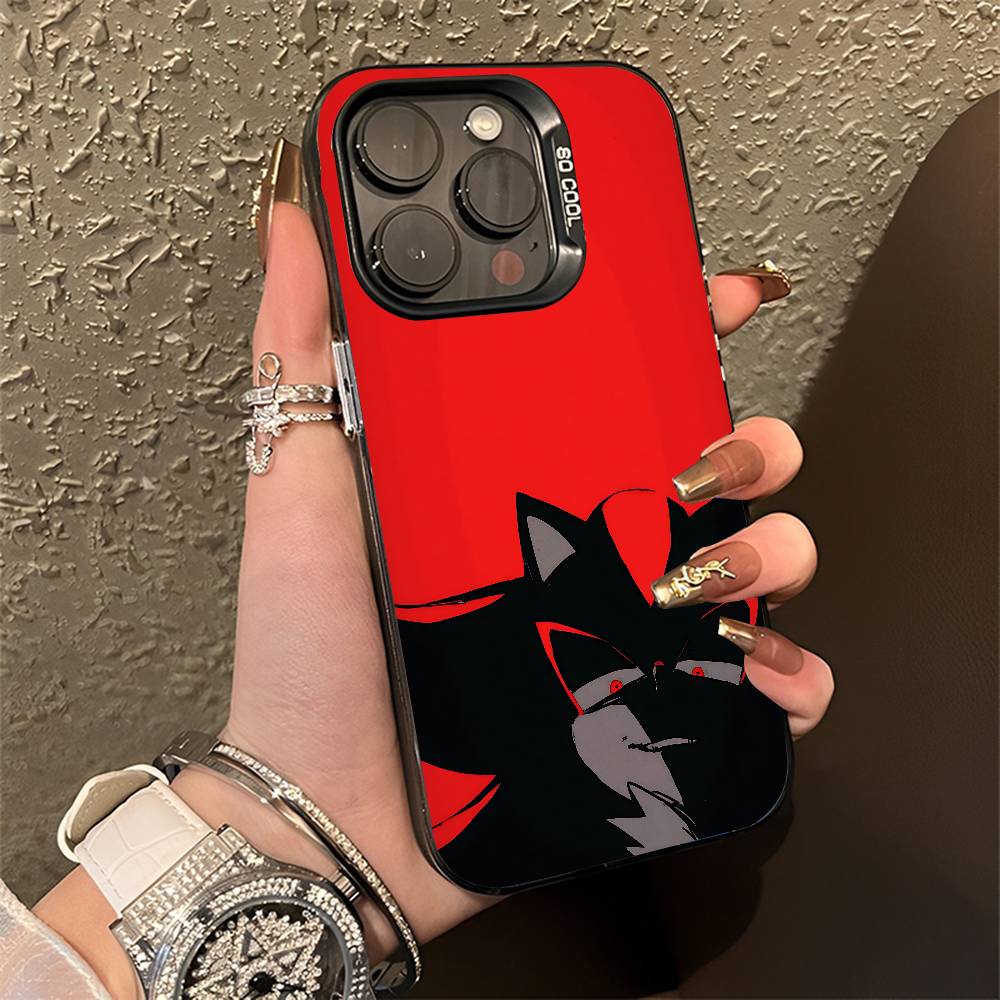 S-ShadowS H-HedgehogS Phone Case For iPhone 15,17,12,14,13,16,11,E,Max,Plus,Air,Pro,Mini Matte Protect Cover