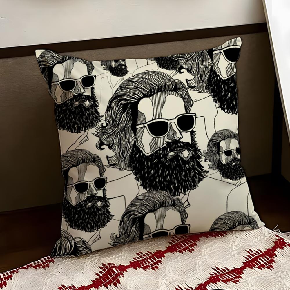 Father JJohn MistyS Cushion Cover Reversible Soft Durable Pillow Cover Home Car MultiScene Use for Daily Comfort