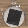 Set of 3 Black “ALIX” Napkins