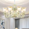 European Retro Resin Chandelier for Living Room, Restaurant, or Bedroom - Warm Atmosphere and Unique Style