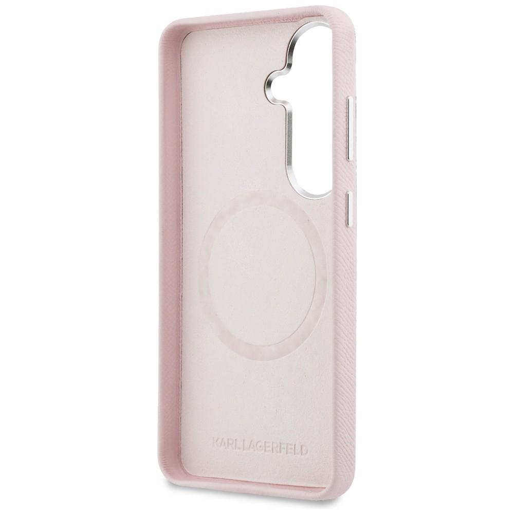 Karl Lagerfeld K Metal Logo MagSafe Case for Samsung Galaxy S26 Pink