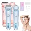 Waterproof Cordless Women Lady Facial Epilator Painless Electric Razor Bikini Trimmer Electric Shaver for Legs