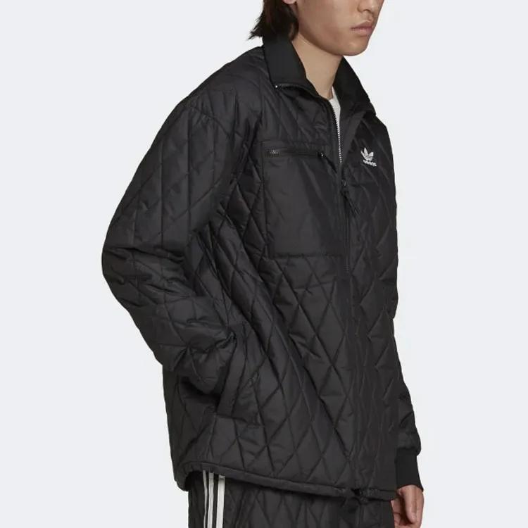 adidas Originals Пуховики Мужские Черные Лацканы Умеренные Другое (унисекс) Пуховики H11430