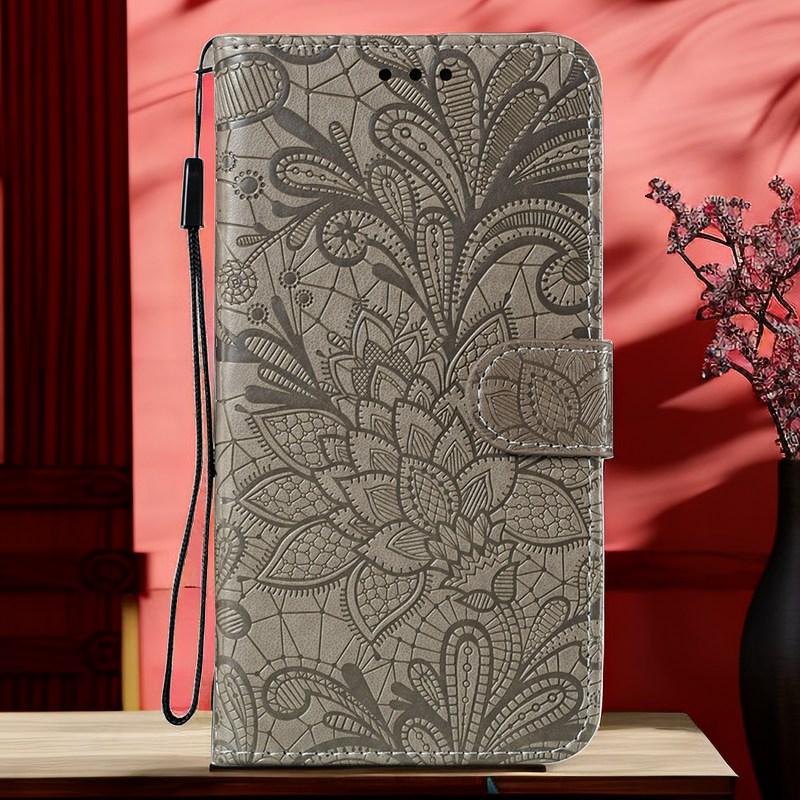 Кожаный чехол-книжка-кошелек для Samsung Galaxy A14 A24 A34 A54 5G A15 A05 A25 A53 S23 S24 Ultra S22 Plus S21 FE Redmi Note 13 Pro 13C 12 A1 A2 10 10C 12C