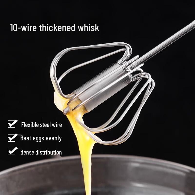 Semi-Automatic Stainless Steel Whisk Set
