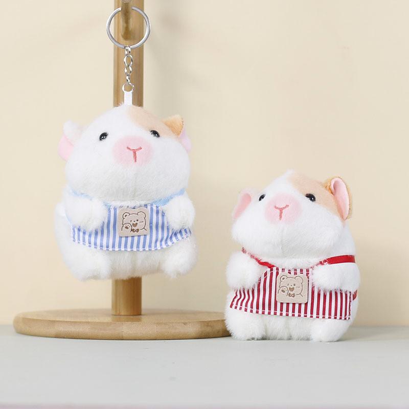 Cute Hamster Plush Keychain With Pp Cotton Filling For Kids And Students