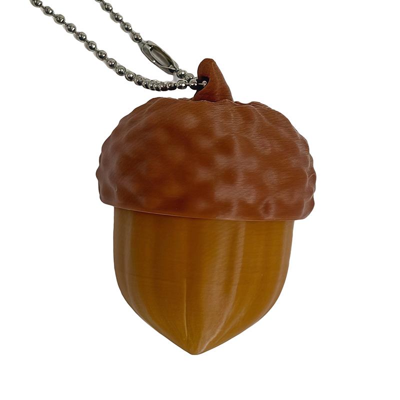 3D Printed Acorn Screen Tapper Keychain Smooth Surface Lightweight Mobile Gaming Accessory for Daily Bag Decor