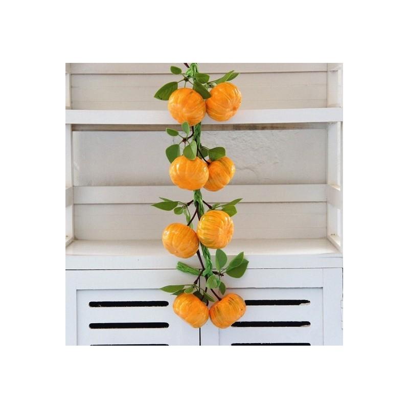 Fruit And Vegetable Decorative String Set For Restaurant Wall Decor With Colorful Artificial Veggies And Fruits