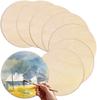 New Diameter 1-10CM Natural Unfinished Round Wood Slices Circles Discs for DIY Craft Kids Christmas Painting Toys Ornament Decor