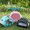 Large Capacity Breathable Foldable Pet Carrier Backpack for Dogs and Cats