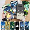 AD86 Totoro Black Case for Samsung Note 20 Lite S24 Ultra S23 S22 A05 A06 A11 A71 A15 A16 A13 A24 A25 A33 A52 A53 M55 M35 Sofe Cover