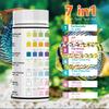 Wancheng Biology 7-в-1 Тест-полоски для аквариума и пруда на остаточный хлор и pH