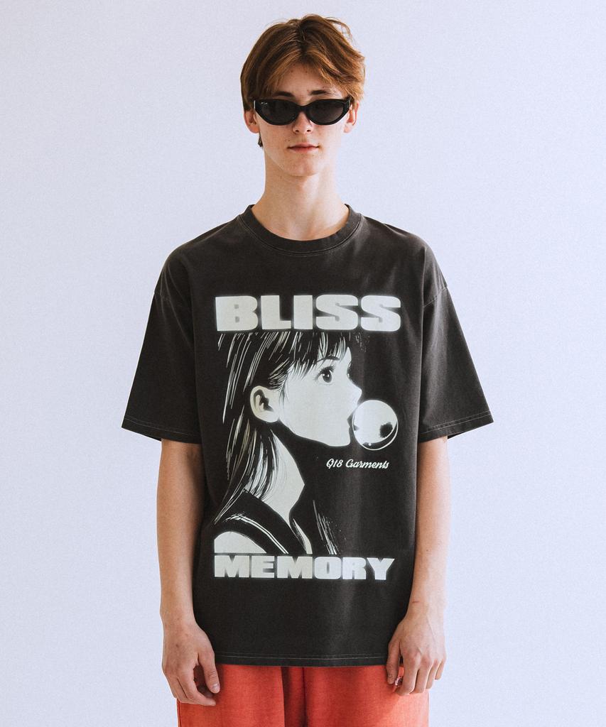 QT8 GARMENTS Lb Bliss Pigment Washed Tee (Charcoal)
