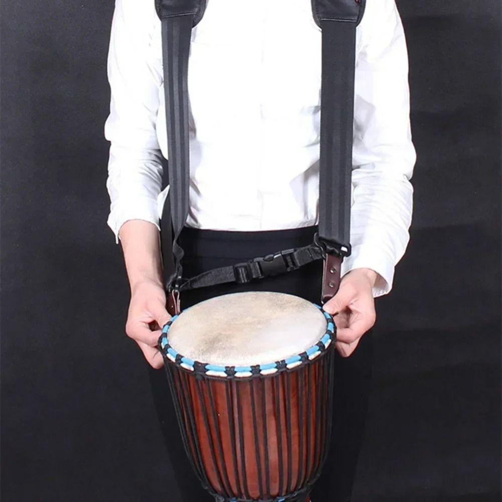 Adjustable Djembe Shoulder Straps Thickened Padded Hand Drum Belt  Musical Instrument