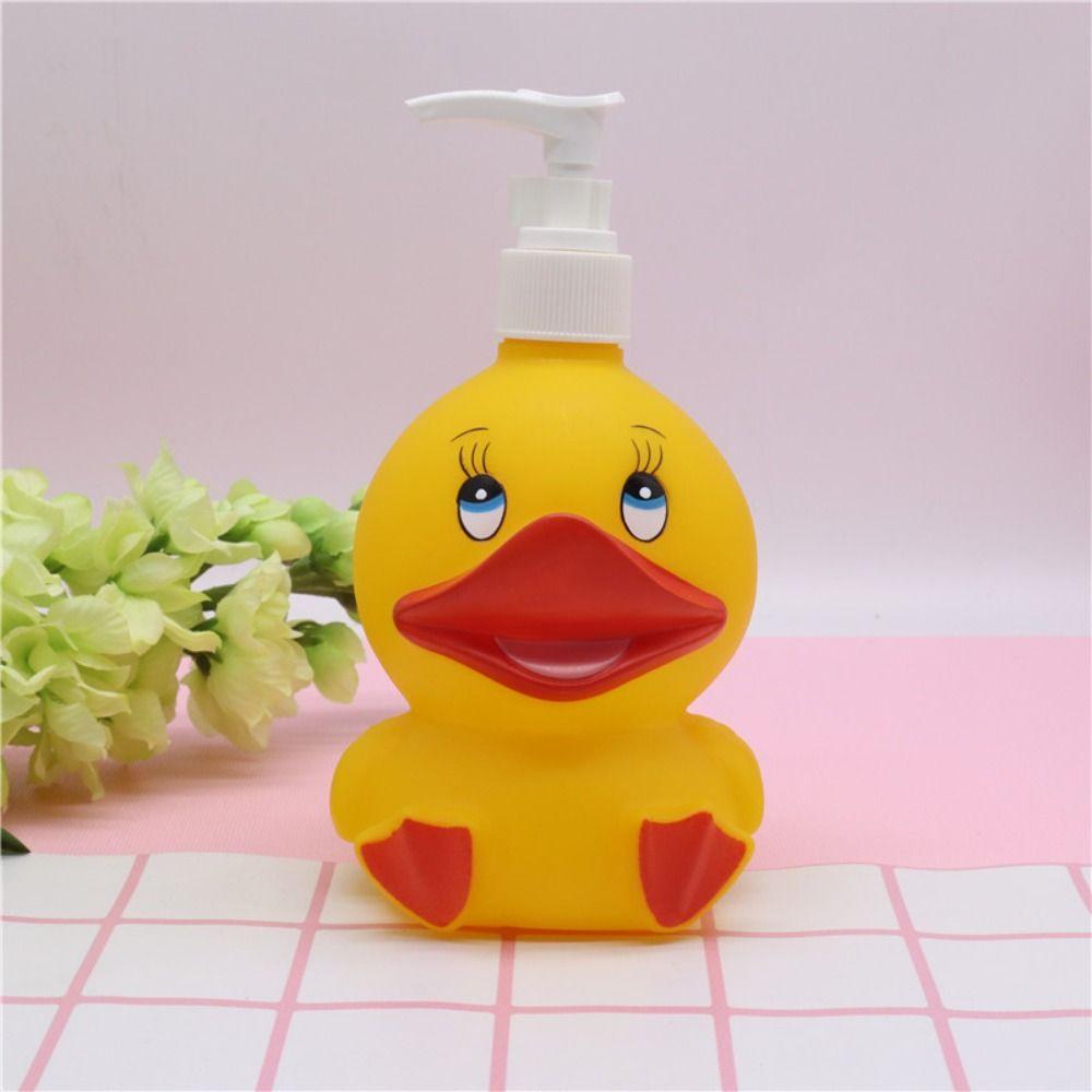 300ML Soap Dispenser Cute Shower Gel Bottle Portable Cartoon Empty Pump Bottle Bathroom