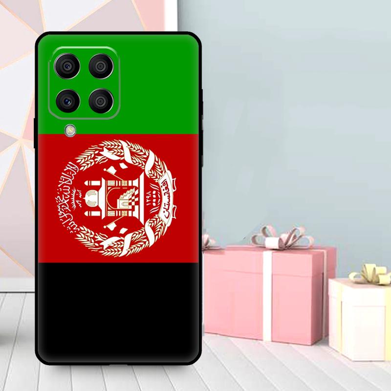 Флаг Афганистана Чехол Для Samsung Galaxy M16 M31 M21 M13 M33 M53 M15 M35 M55 M36 M56 M12 M32 M52 M14 M34 M54