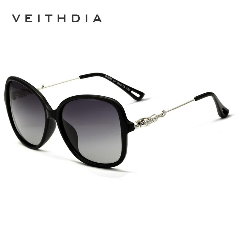 VEITHDIA Ретро TR90 женские солнцезащитные очки поляризационные женские солнцезащитные очки аксессуары для женщин