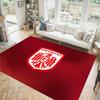 Eintracht Frankfurt Football Design Crystal Velvet Carpet Cozy Non?Slip Printed Rug For Bedroom Living Room Entrance