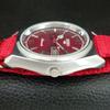 ЯПОНСКИЕ ВИНТАЖНЫЕ ОТРЕМОНТИРОВАННЫЕ МУЖСКИЕ АВТОМАТИЧЕСКИЕ ЧАСЫ SEIKO 5 6309A КРАСНЫЙ ЦИФЕРБЛАТ a444396-1