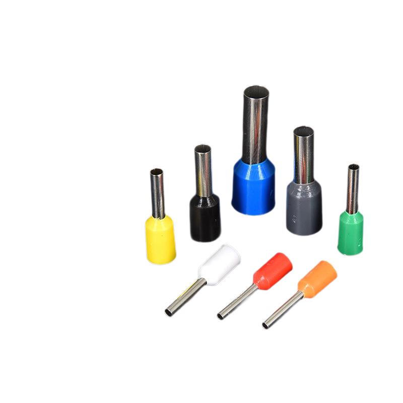Brass Tubular Pre-insulated Cold Crimp Terminals, 0.5-50mm², Multiple Colors, Secure Seal