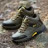 Anti Slip Casual Trend Low Top Boots, Warm Hiking Shoes, Men's Off-road High Top Oversized Travel Outdoor Hiking Shoes