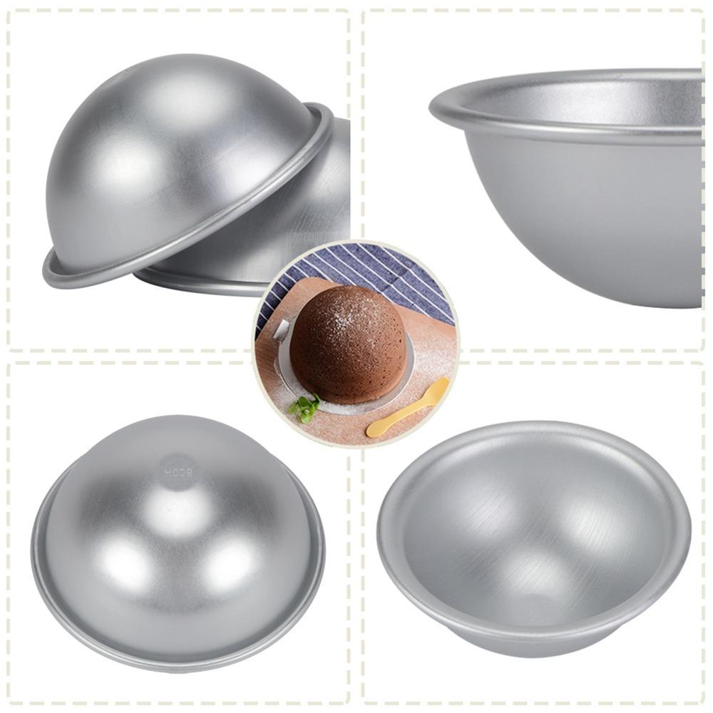 Aluminum Dome Cake Pan Non-Stick Semicircle Cake Pan Mini Dessert Mold Pudding Making